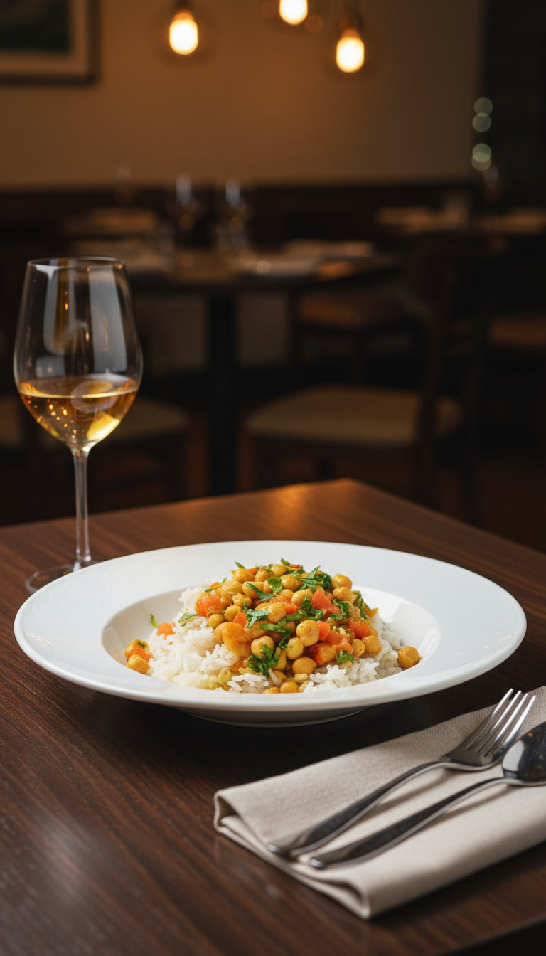 Curry de pois chiche lait de coco