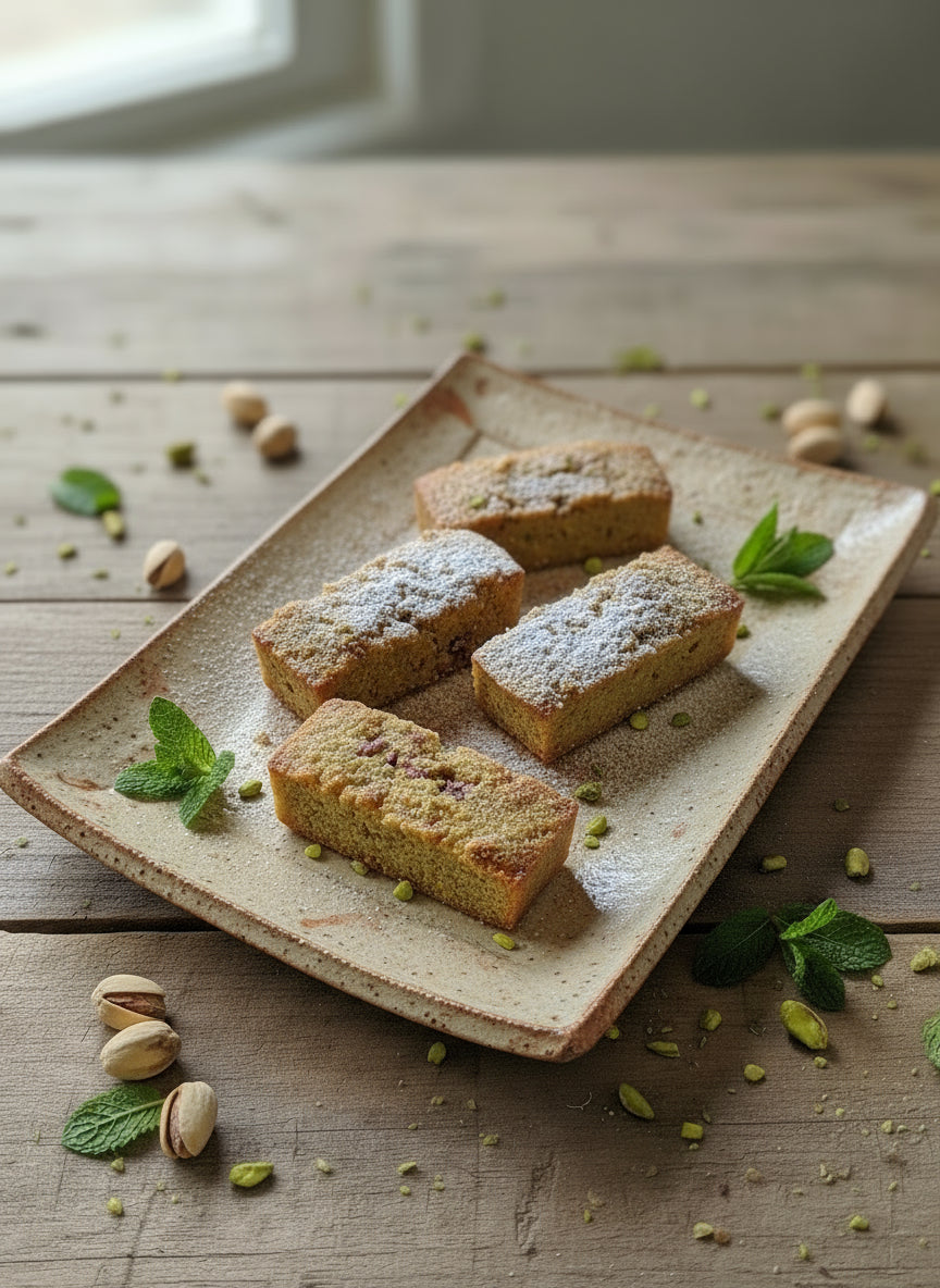 Financier pistache