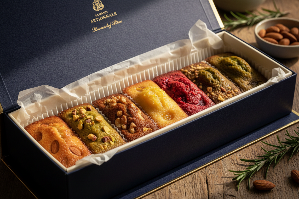 Box Cadeau Financiers - 7 Saveurs Premium